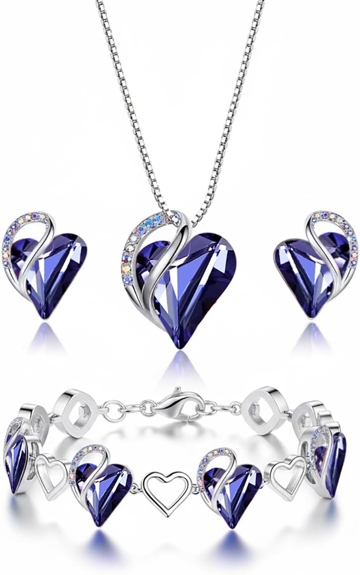 Infinity Heart Jewellery Set - 3-Piece - Image 11