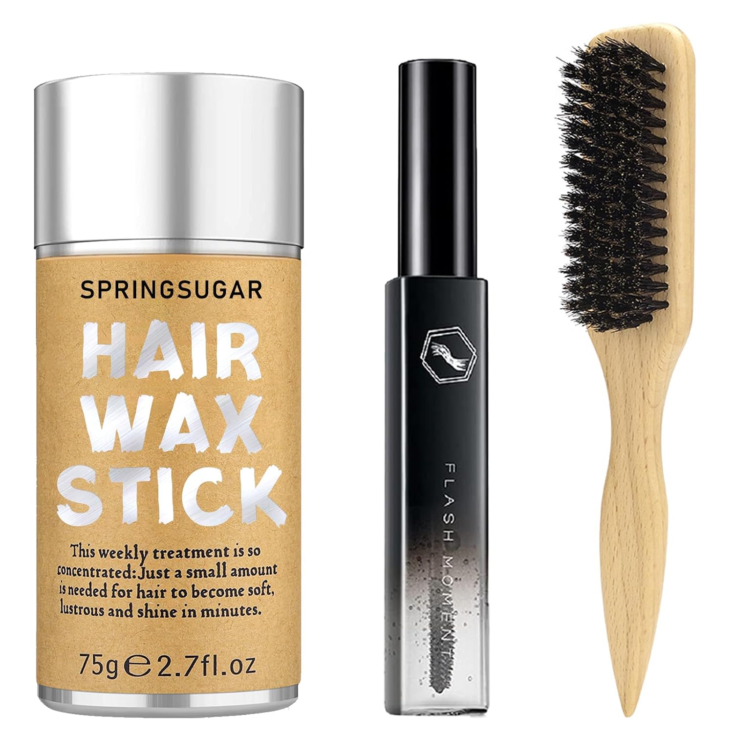 Hair Wax Stick Brush Set