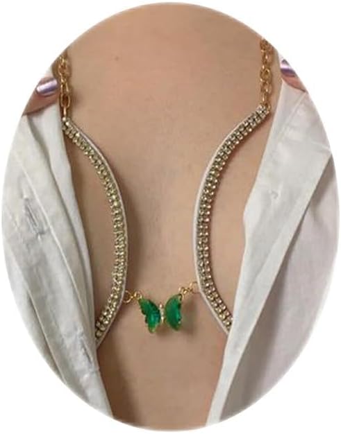 Gold Rhinestone Body Chain - Image 8